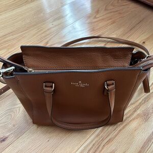 Kate Spade, Brown Pebble Leather Tote